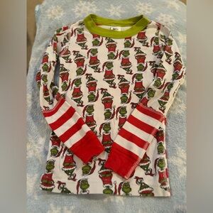 Hanna Andersson Red and Green Kids Pajama Top